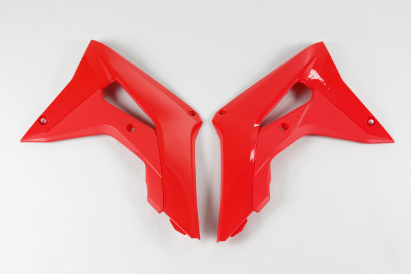 Radiator Covers red for Honda CRF 250R (2018-21) - CRF 450R (2017-20) - REPLICA PLASTICS - HO04682-070 - Ufo Plast