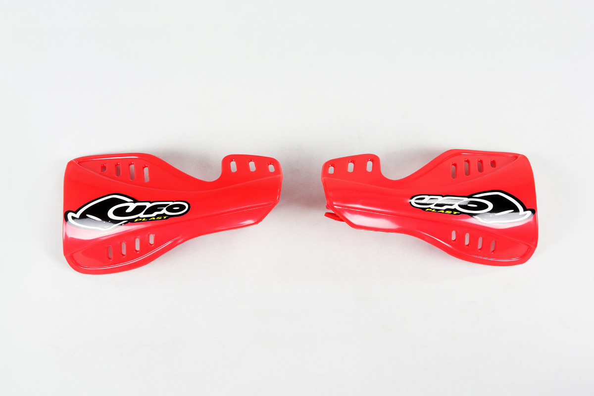 Handguards red for Honda CR 125 (2004-07) - CR 250 (2004-07) - REPLICA PLASTICS - HO03637-070 - Ufo Plast