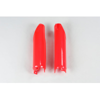 Fork Slider Protectors red for Honda CR 125 (1992-99) - CR 250 (1992-99) - CR 500 (1992-99) - REPLICA PLASTICS - HO03672-067 ...