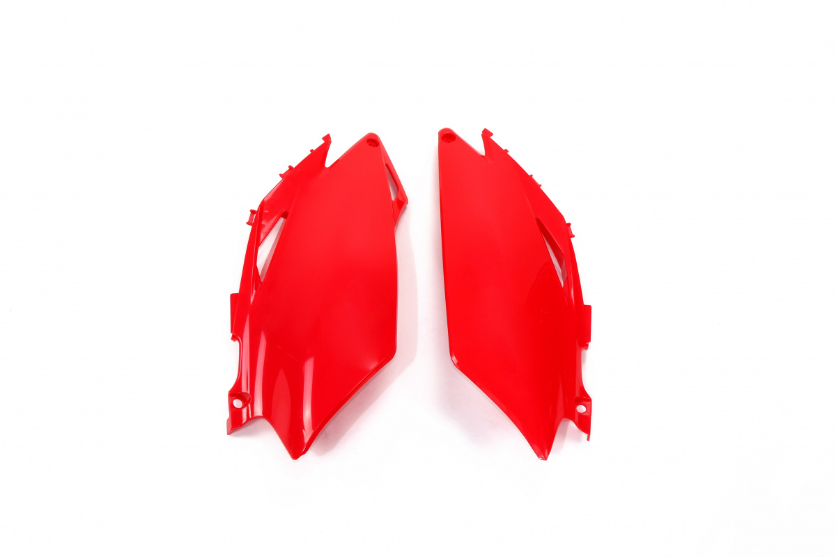 Side Panels red for Honda CRF 250R (2011-13) - CRF 450R (2011-12) - REPLICA PLASTICS - HO04648-070 - Ufo Plast