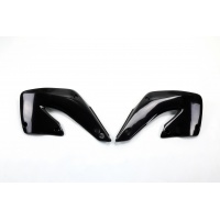 Radiator Covers black for Honda CR 125 (2000-01) - CR 250 (2000-01) - REPLICA PLASTICS - HO03664-001 - Ufo Plast