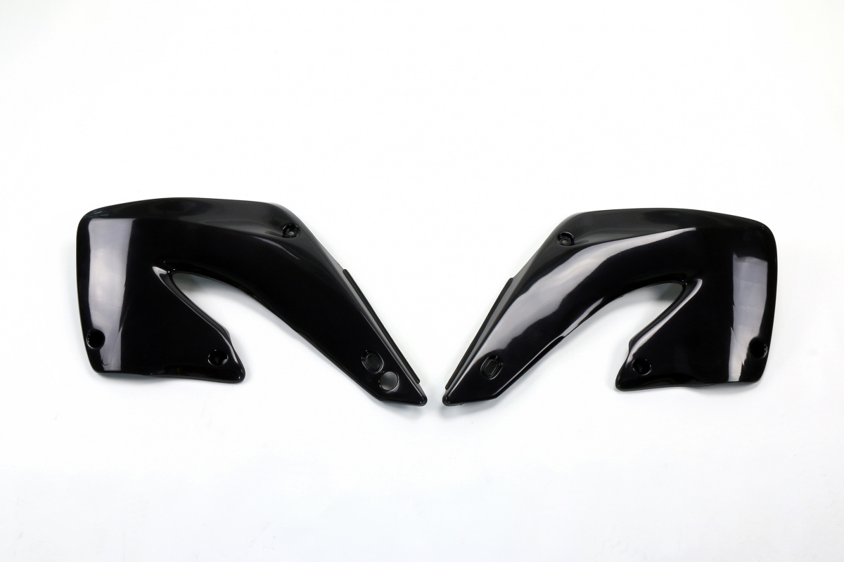 Radiator Covers black for Honda CR 125 (2000-01) - CR 250 (2000-01) - REPLICA PLASTICS - HO03664-001 - Ufo Plast