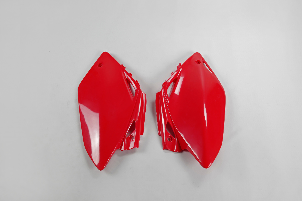 Side Panels red for Honda CRF 450R (2007-08) - REPLICA PLASTICS - HO04616-070 - Ufo Plast