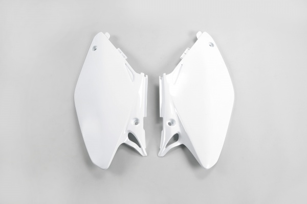 Side Panels white for Honda CR 125 (2005-07) - CR 250 (2005-07) - REPLICA PLASTICS - HO03658-041 - Ufo Plast