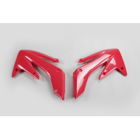 Radiator Covers red for Honda CRF 250X (2004-17) - CRF 250R (2004-09) - REPLICA PLASTICS - HO03634-070 - Ufo Plast