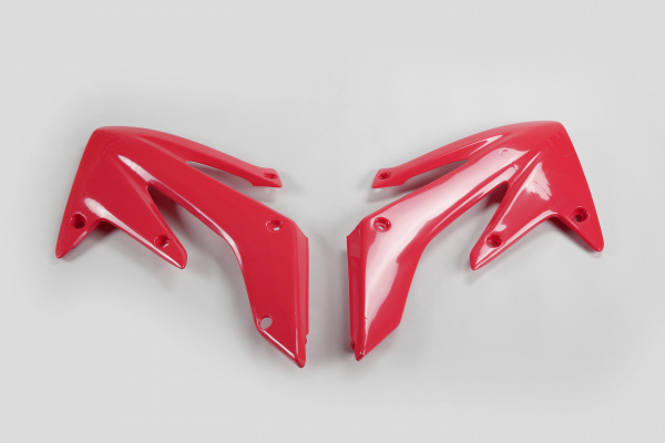 Radiator Covers red for Honda CRF 250X (2004-17) - CRF 250R (2004-09) - REPLICA PLASTICS - HO03634-070 - Ufo Plast