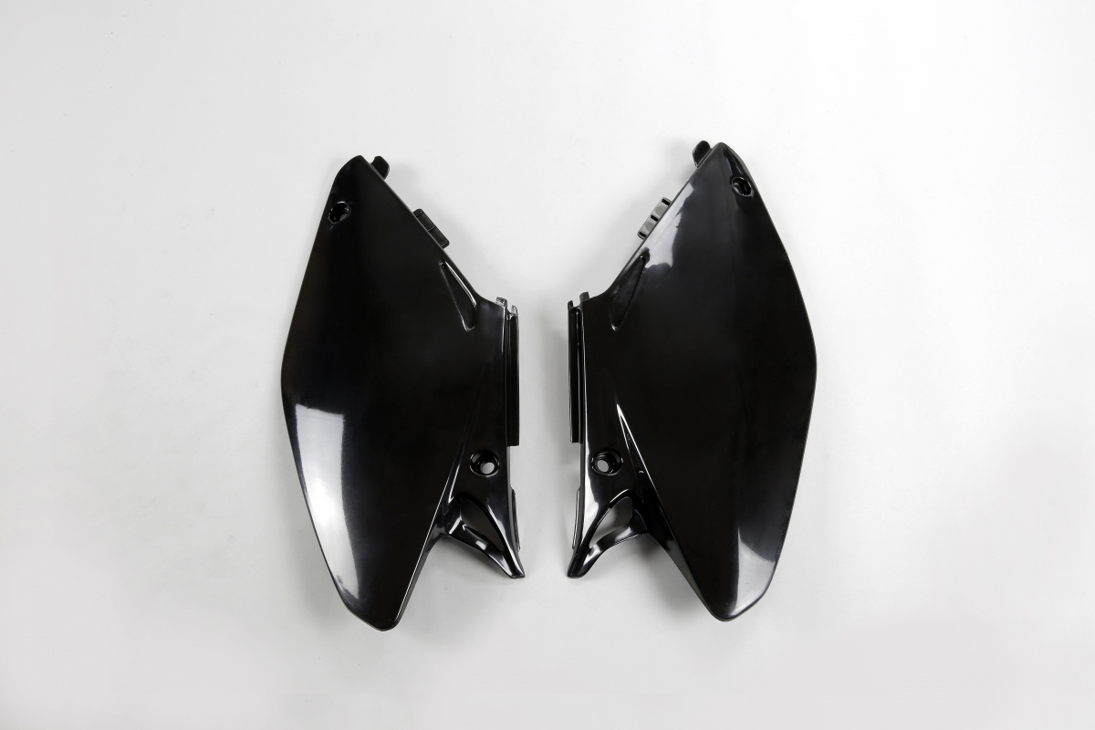 Side Panels black for Honda CR 125 (2005-07) - CR 250 (2005-07) - REPLICA PLASTICS - HO03658-001 - Ufo Plast