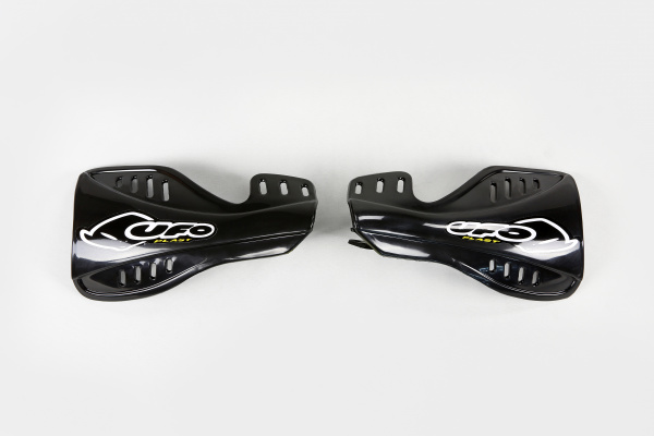 Handguards black for Honda CRF 250X (2004-07) - CRF 250R (2004-07) - CRF 450R (2004-07) - REPLICA PLASTICS - HO03638-001 - Uf...