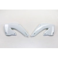 Radiator Covers white for Honda CR 125 (2000-01) - CR 250 (2000-01) - REPLICA PLASTICS - HO03664-041 - Ufo Plast