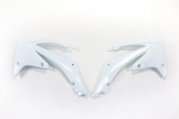 Radiator covers - white 041 - Honda - REPLICA PLASTICS - HO04637-041 - UFO Plast