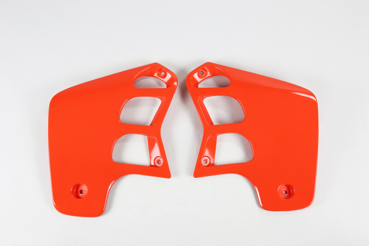 Radiator Covers orange CR 90 for Honda CR 125 (1990) - REPLICA PLASTICS - HO02610-121 - Ufo Plast