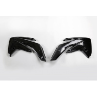 Radiator Covers black for Honda CRF 150R (2007-25) - REPLICA PLASTICS - HO04619-001 - Ufo Plast