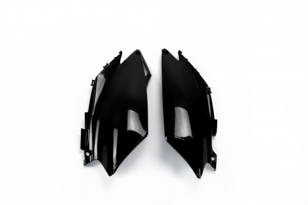 Side Panels black for Honda CRF 250R (2011-13) - CRF 450R (2011-12) - REPLICA PLASTICS - HO04647-001 - Ufo Plast