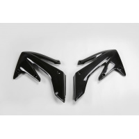 Radiator Covers black for Honda CRF 250X (2004-17) - CRF 250R (2004-09) - REPLICA PLASTICS - HO03634-001 - Ufo Plast