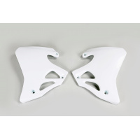 Radiator covers - white 041 - Honda - REPLICA PLASTICS - HO02672-041 - UFO Plast