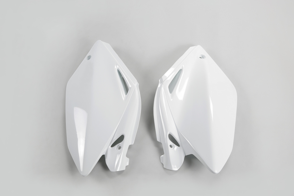 Side Panels white for Honda CRF 250R (2004-05) - REPLICA PLASTICS - HO03635-041 - Ufo Plast