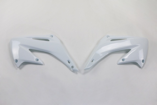 Radiator Covers white for Honda CR 125 (2002-07) - CR 250 (2002-07) - REPLICA PLASTICS - HO03689-041 - Ufo Plast