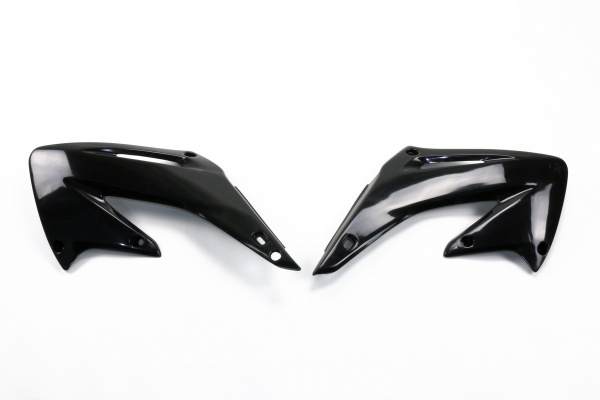 Radiator Covers black for Honda CR 125 (2002-07) - CR 250 (2002-07) - REPLICA PLASTICS - HO03689-001 - Ufo Plast