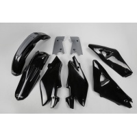 Plastic Kit black for Husqvarna CR 125 (2005) - CR 250 (2005) - REPLICA PLASTICS - HUKIT601-001 - Ufo Plast