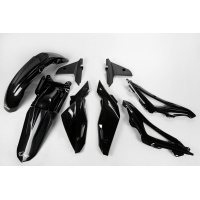 Plastic Kit black for Husqvarna TC 250 (2011-13) - TC 125 (2011-13) - REPLICA PLASTICS - HUKIT610-001 - Ufo Plast