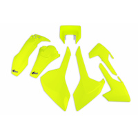 Plastic Kit neon yellow for Husqvarna TE 250 - TE 125 - FE 250 - TE 300 - FE 350 - FE 450 - TX 125 - TX 250 - TX 300 - REPLIC...