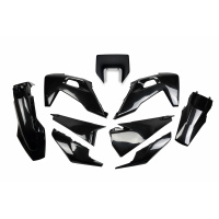 Plastic Kit black for Husqvarna TE 250 - FE 250 - TE 300 - FE 350 - FE 450 - FE 501 - TX 125 - TX 250 - TX 300 - TE 150 - REP...