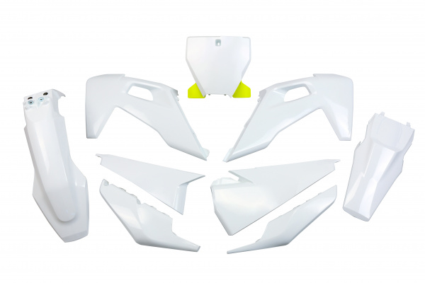 Plastic Kit white for Husqvarna TC 250 (2019-22) - TC 125 (2019-22) - FC 250 (2019-22) - FC 350 (2019-22) - FC 450 (2019-22) ...