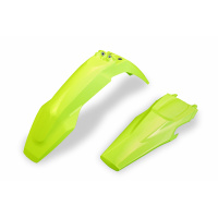 Fenders Kit neon yellow for Husqvarna TC 250 - TC 125 - FC 250 - FC 350 - FC 450 - REPLICA PLASTICS - HUFK621-DFLU - Ufo Plast