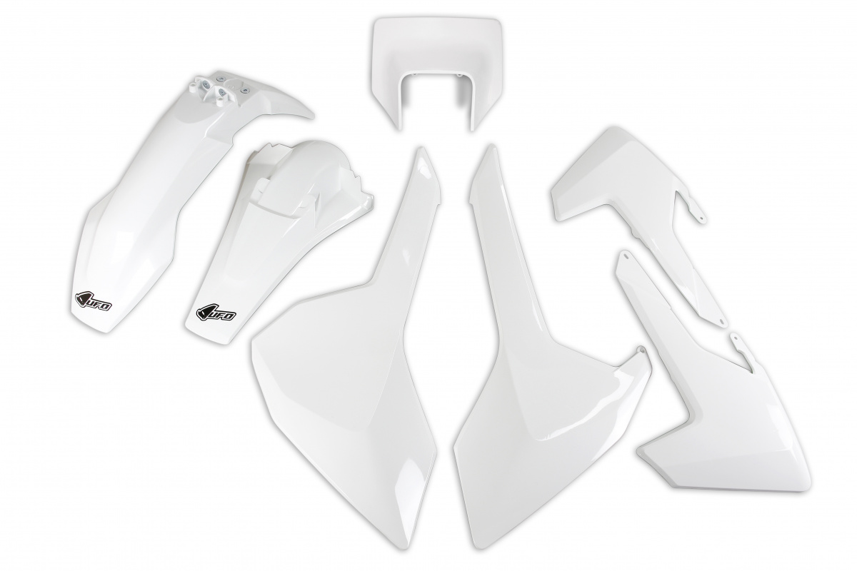 Plastic Kit white for Husqvarna TE 250 - TE 125 - FE 250 - TE 300 - FE 350 - FE 450 - TX 125 - TX 250 - TX 300 - REPLICA PLAS...