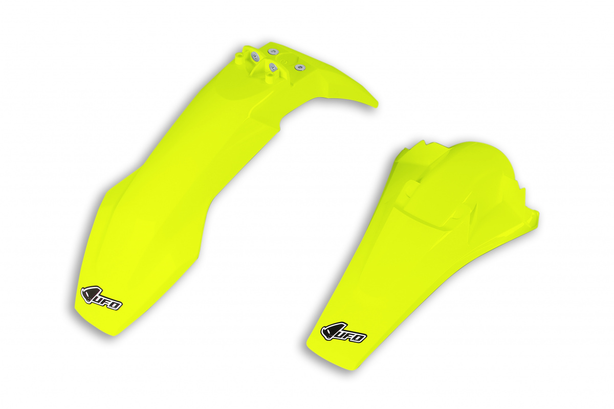 Fenders Kit neon yellow for Husqvarna TE 250 - TE 125 - FE 250 - TE 300 - FE 350 - FE 450 - TX 125 - TX 250 - TX 300 - REPLIC...