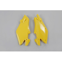 Side Panels yellow for Husqvarna CR 125 (2005) - CR 250 (2005) - WR 125 (2005) - WR 250 (2005) - REPLICA PLASTICS - HU03315-1...