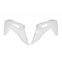 Radiator Covers white for Husqvarna TC 250 - TE 250 - TC 125 - FC 250 - FE 250 - TE 300 - FC 350 - FE 350 - FC 450 - FE 450 ....