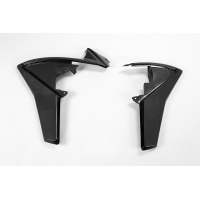 Radiator covers - black - Husqvarna - REPLICA PLASTICS - HU03341-001 - UFO Plast