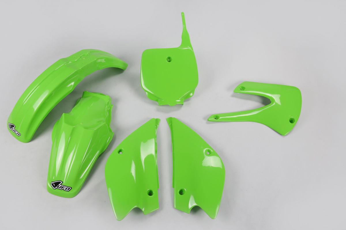 Plastic Kit green for Kawasaki KX 85 (2000) - REPLICA PLASTICS - KAKIT206-026 - Ufo Plast