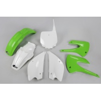 Plastic Kit OEM Color 13 for Kawasaki KX 85 (2001-13) - REPLICA PLASTICS - KAKIT218-999 - Ufo Plast