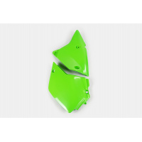 Side Panels green for Kawasaki KLX 400R (2003-25) - REPLICA PLASTICS - KA03746-026 - Ufo Plast