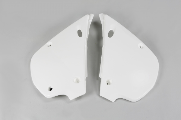 Side panels - white 047 - Kawasaki - REPLICA PLASTICS - KA02760-047 - UFO Plast