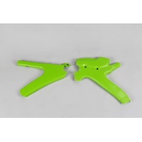 Mixed spare parts / Frame guard - green - Kawasaki - REPLICA PLASTICS - KA02753-026 - UFO Plast