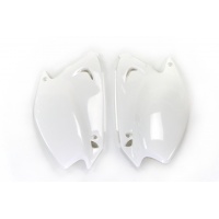 Side panels - white 047 - Kawasaki - REPLICA PLASTICS - KA03739-047 - UFO Plast