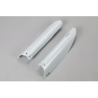 Fork Slider Protectors white for Suzuki RMZ 250 (2007-25) - RM 125 (2007-25) - RM 250 (2007-25) - RMZ 450 (2007-25) - REPLICA...