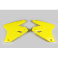 Radiator Covers yellow for Suzuki DRZ 400E (2000-25) - REPLICA PLASTICS - SU03978-102 - Ufo Plast