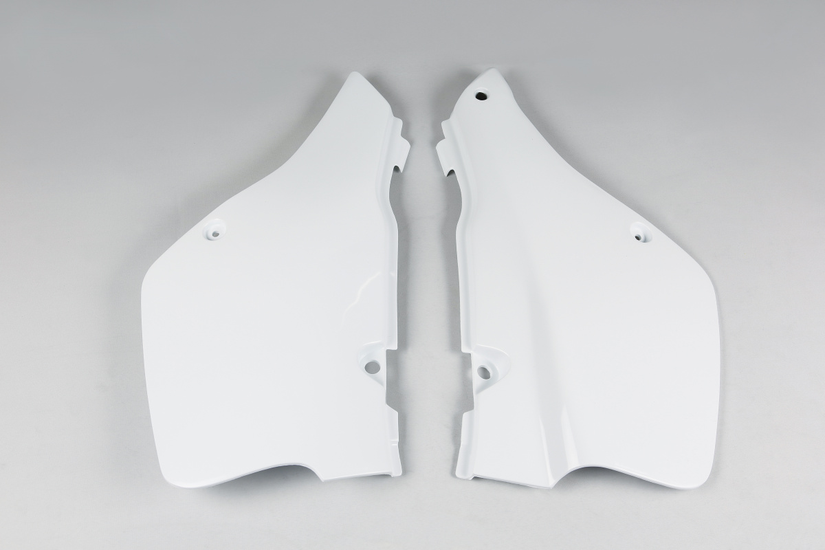 Side Panels white for Suzuki RM 250 (1989-92) - REPLICA PLASTICS - SU02907-041 - Ufo Plast