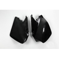 Side Panels black for Suzuki RM 125 (2006-25) - RM 250 (2006-25) - REPLICA PLASTICS - SU04900-001 - Ufo Plast