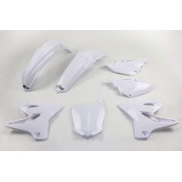 Plastic Kit white for Yamaha YZ 125 (2015-21) - YZ 250 (2015-21) - REPLICA PLASTICS - YAKIT319-046 - Ufo Plast