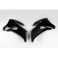 Radiator Covers black for Yamaha WRF 250 (2007-14) - WRF 450 (2007-11) - REPLICA PLASTICS - YA03888-001 - Ufo Plast