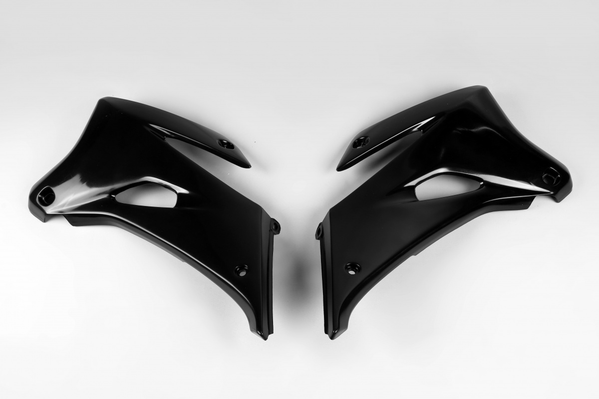 Radiator Covers black for Yamaha WRF 250 (2007-14) - WRF 450 (2007-11) - REPLICA PLASTICS - YA03888-001 - Ufo Plast