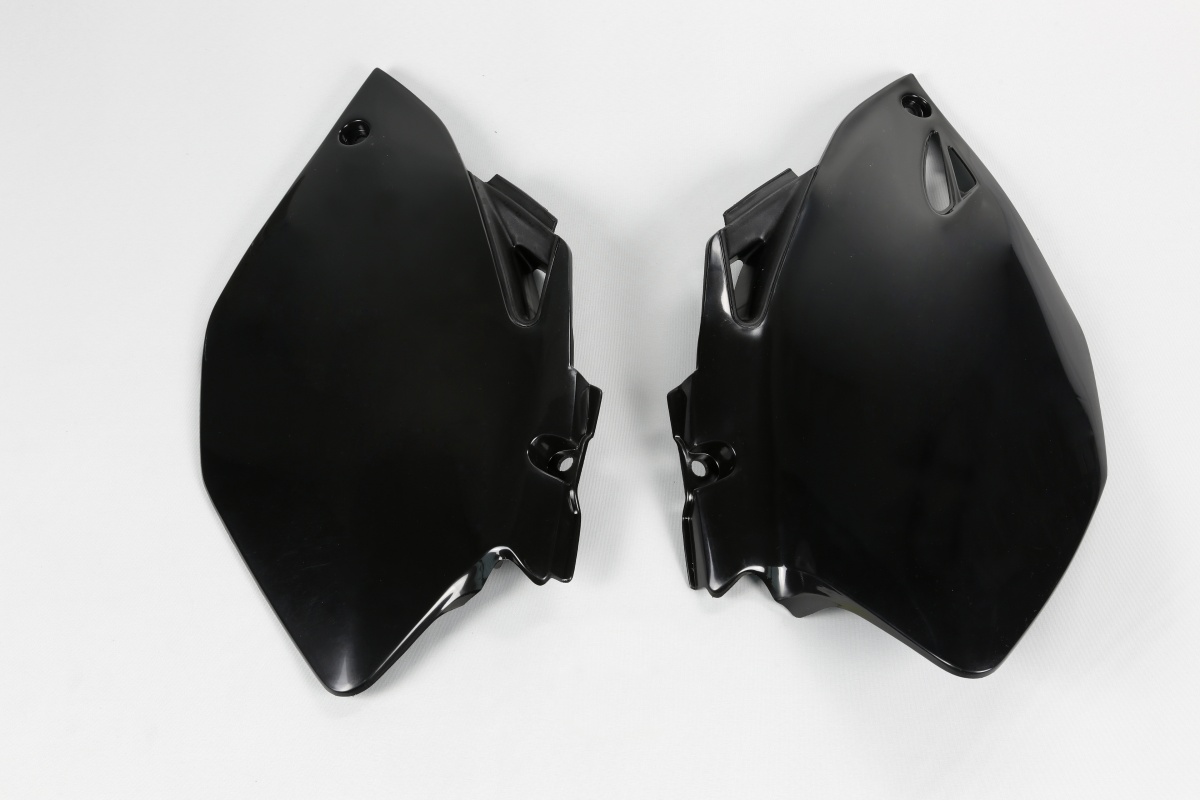 Side Panels black for Yamaha YZF 250 (2006-09) - YZF 450 (2006-09) - REPLICA PLASTICS - YA03883-001 - Ufo Plast