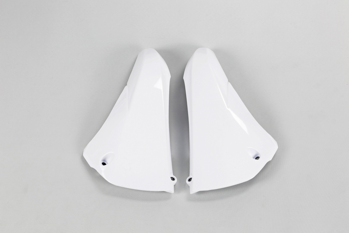 Radiator Covers white for Yamaha YZF 450 (2010-13) - REPLICA PLASTICS - YA04823-046 - Ufo Plast