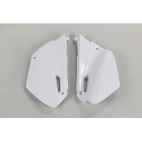 Side panels - white 046 - Yamaha - REPLICA PLASTICS - YA03856-046 - UFO Plast