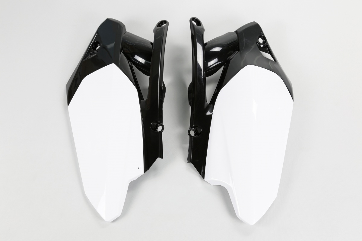 Side panels - white 046 - Yamaha - REPLICA PLASTICS - YA04819-046 - UFO Plast